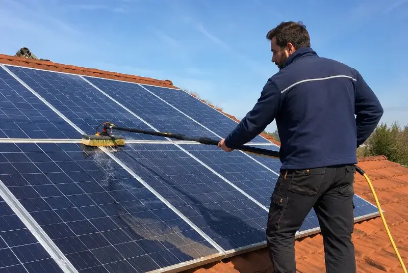 Nettoyage et entretien de panneaux solaires à Bazus